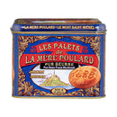 La Mere Poulard French Butter Cookies Palets in Luxury Tin, 1.1 lb (500 g)