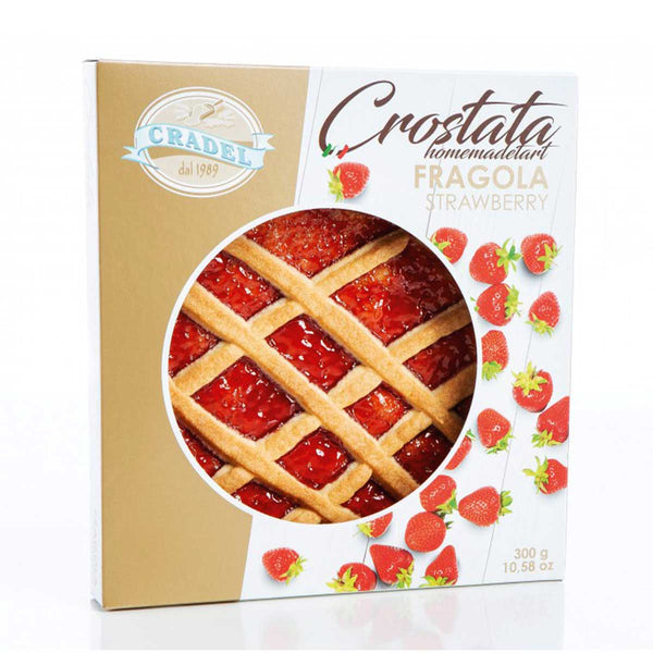 Strawberry Crostata Cake by Cradel, 10.6 oz (300 g)