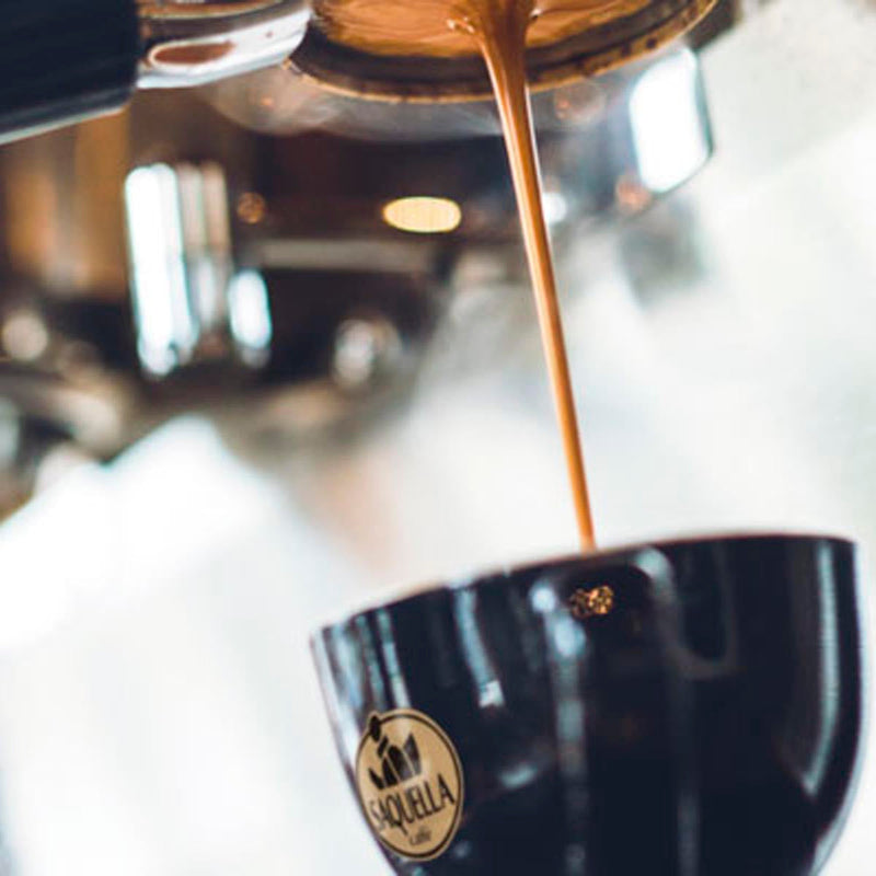 Espresso Roasted Ground Coffee, Gran Crema by Saquella, 8.8 oz (250 g)