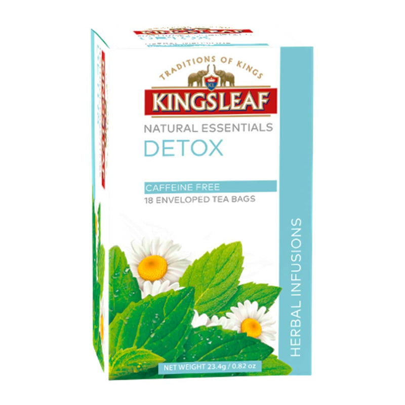Detox Ceylon Tea, Caffeine Free, 18 Bags by Kingsleaf, 6 x 0.8 oz (23.4 g)