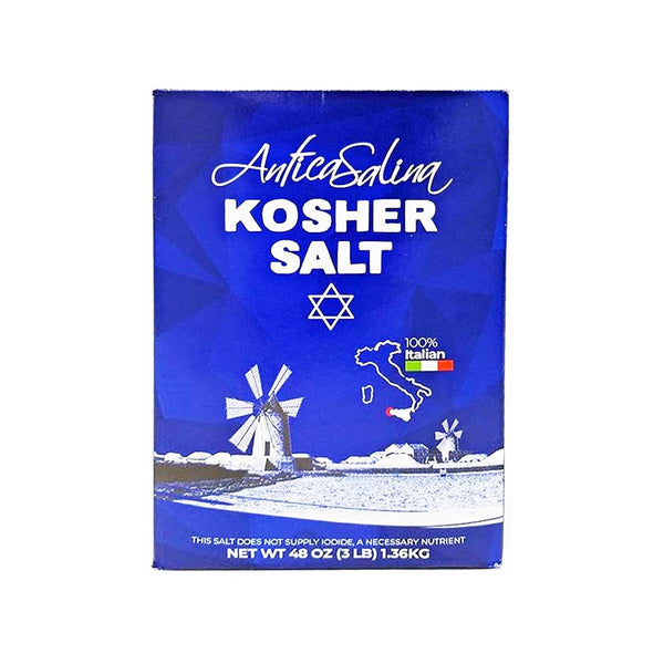 100% Italian Kosher Salt by Antica Salina, 48 oz (1.36 kg)