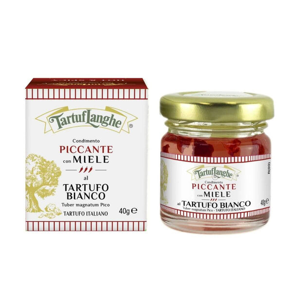 Tartuflanghe Hot and Spicy Acacia Honey with Italian White Truffle, 1.41 oz (40 g)