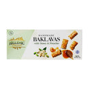 Handmade Baklavas with Honey & Pistachio from Greece by Hellenic Treasures, 6.17 oz (175 g)