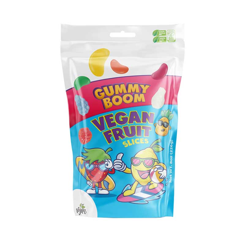 Vegan Fruit Gummy Slices by Gummy Boom, 8 oz (226 g)