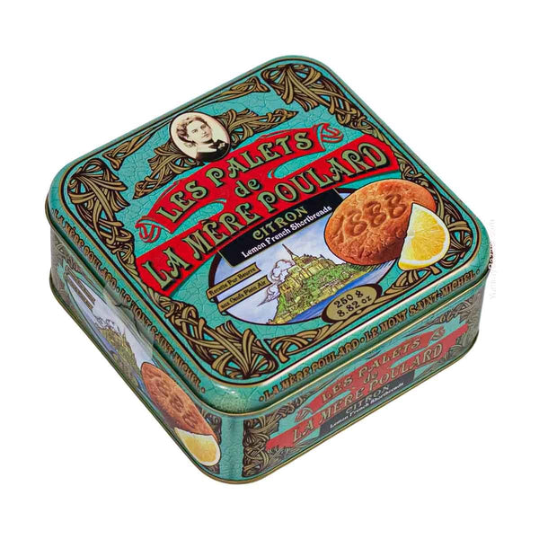 La Mere Poulard French Lemon Cookies Palets, 8.8 oz (250 g)