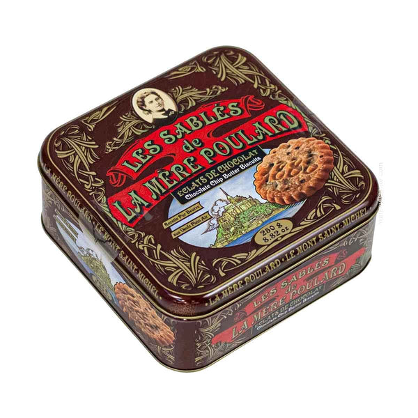 La Mere Poulard French Chocolate Chip Sable Cookies, 8.8 oz (250 g)