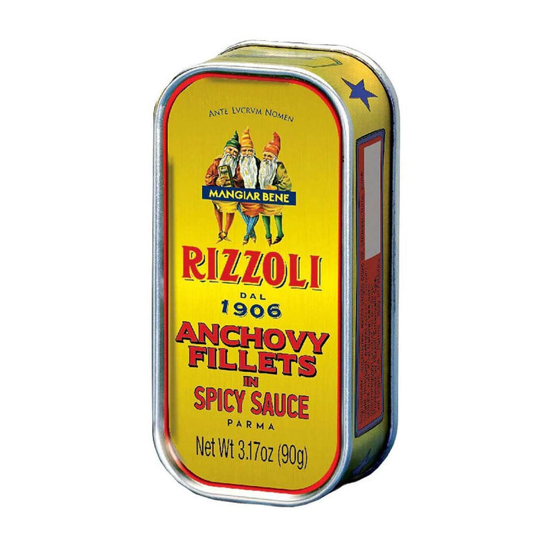 Anchovy Fillets in Spicy Sauce by Rizzoli, 3.2 oz (90 g)