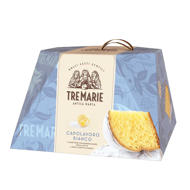 Orange Paste Panettone with Icing Sugar Sachet by Tre Marie, 28.2 oz (800 g)