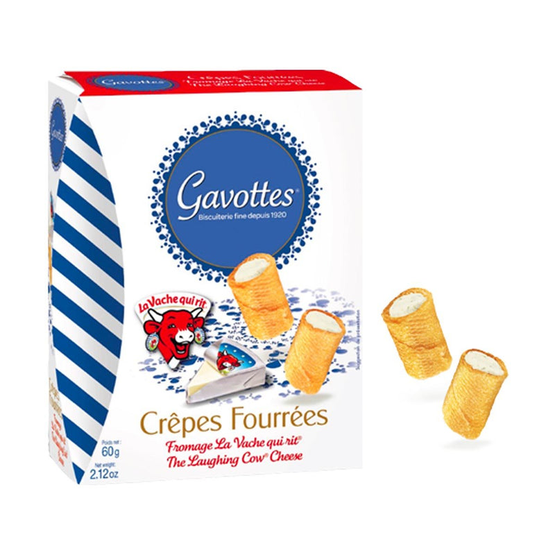 Mini Gavottes Crepes Filled with Laughing Cow Cheese, 2.1 oz (60 g)