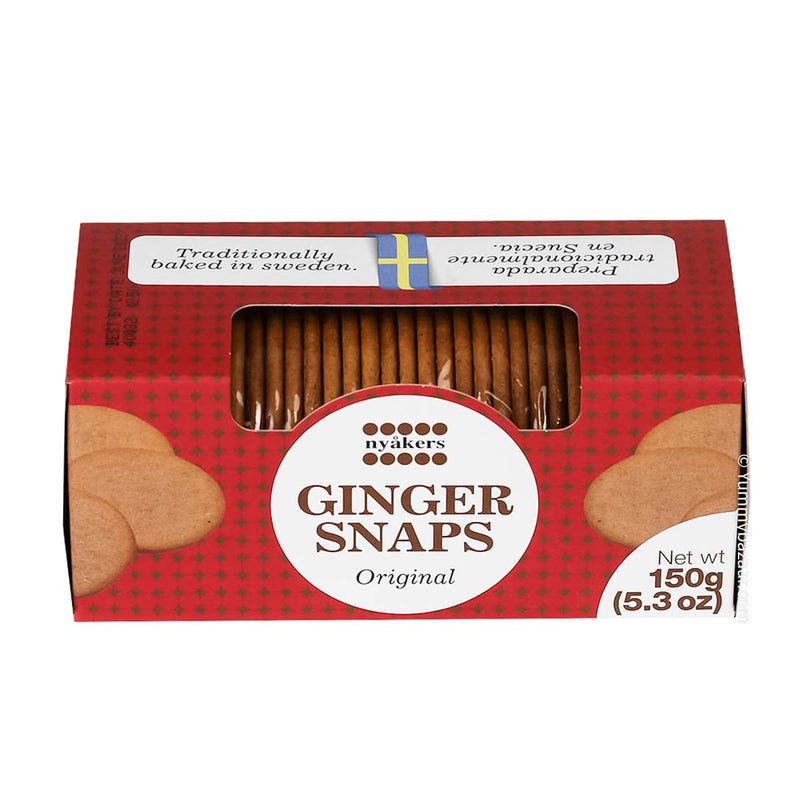 Nyakers Pepparkakor Swedish Gingersnaps, 5.3 oz (150 g)