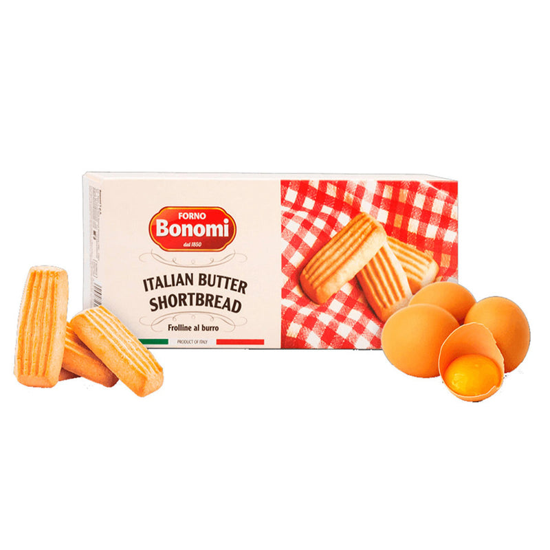 Italian Butter Shortbread Biscuits by Bonomi, 5.3 oz (150 g)