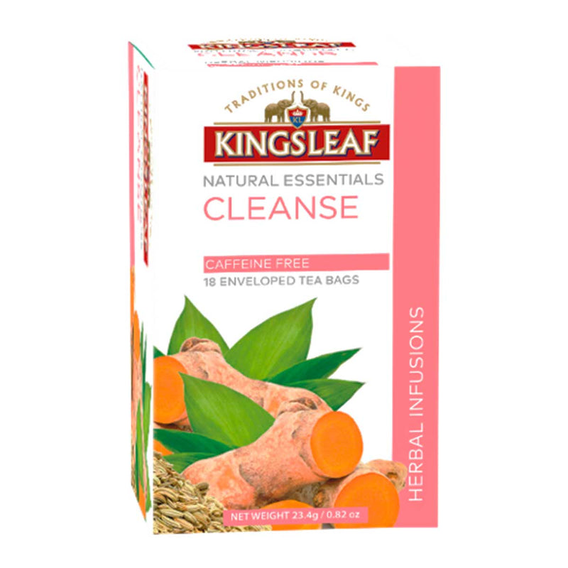Cleanse Ceylon Tea, Caffeine Free, 18 Bags by Kingsleaf, 6 x 0.8 oz (23.4 g)
