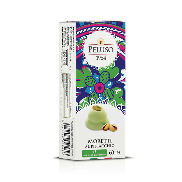 Italian Pistachio Cookie with Pistachio Spread by Peluso, 2.12 oz (60 g)