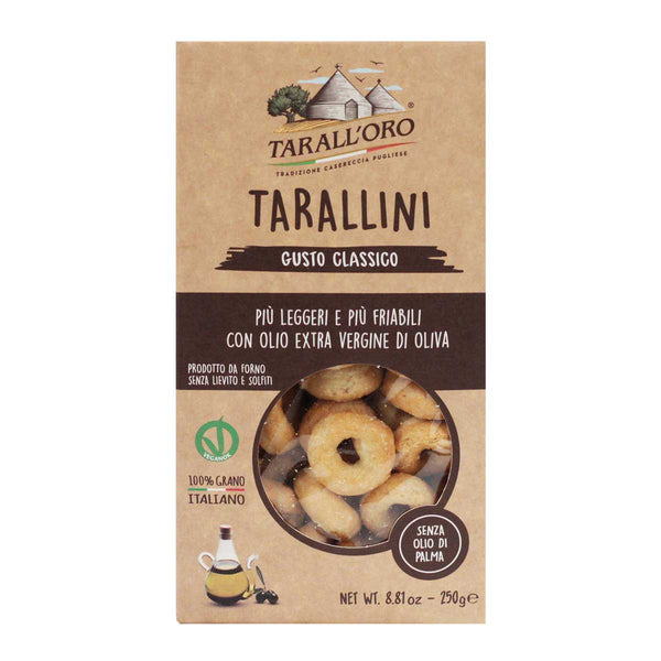 Tarall'Oro Italian Tarallini, 8.8 oz (250 g)