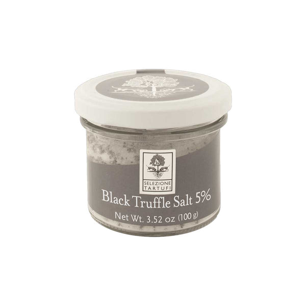 Black Truffle Salt 5% by Selezione Tartufi, 3.52 oz (100 g)