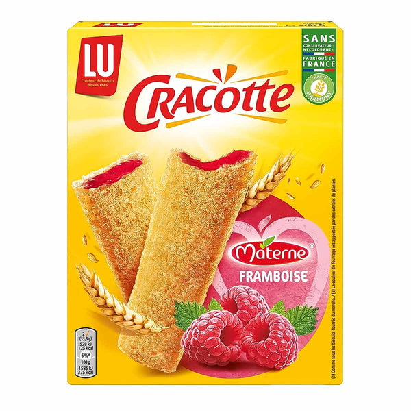 LU Cracotte Biscuits with Raspberry Cream Filling, 7.1 oz (200 g)