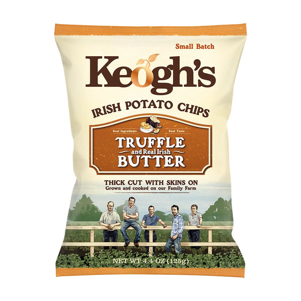 Truffle and Irish Butter Potato Chips by Keogh's, 4.4 oz (125 g)