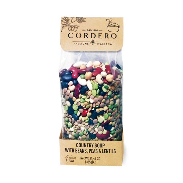 Country Soup Mix with Beans, Peas & Lentils by Cordero, 11.46 oz (325 g)