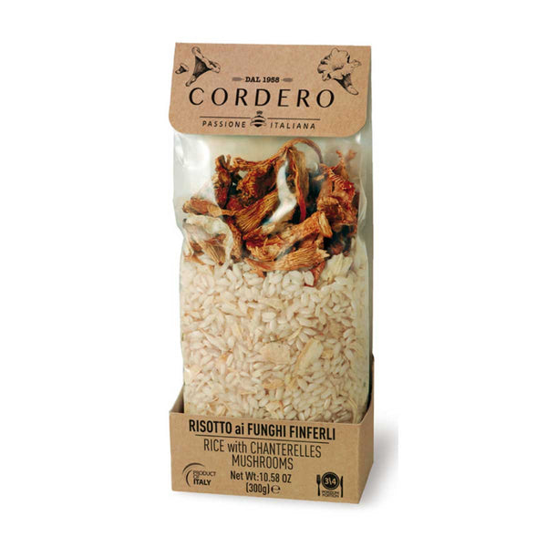 Risotto with Chanterelle Mushrooms by Cordero, 10.58 oz (300 g)