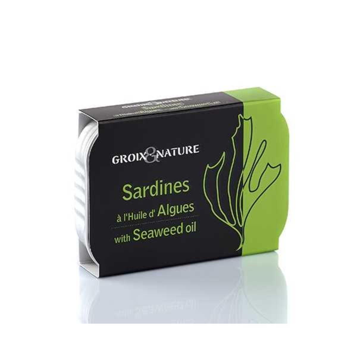 French Sardines with Seaweed Oil by Groix & Nature, 4 oz