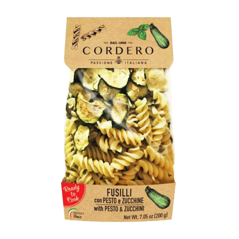 Fusilli with Pesto & Zucchini by Cordero, 7.1 oz (200 g)