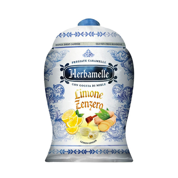 Herbamelle Honey Drop Candies, Lemon Ginger, 2.7 oz (75 g)