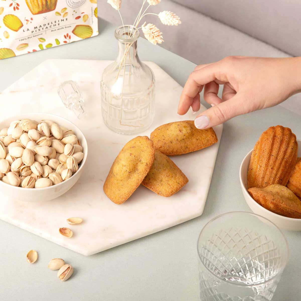 Maison Colibri French Pistachio Madeleines, 8.8 oz (250 g)