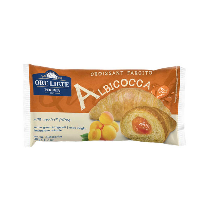 Italian Croissant with Apricot Filling by Ore Liete, 8.5 oz (240 g)