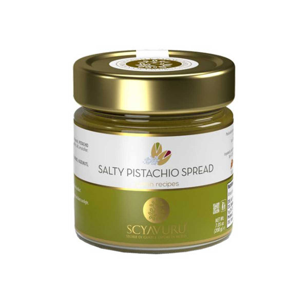 Scyavuru Italian Salty Pistachio Spread, 7.05 oz (200 g)