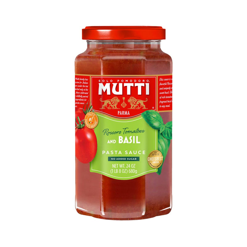 Mutti Rossoro Tomato and Basil Pasta Sauce, 1.5 lb (680 g)