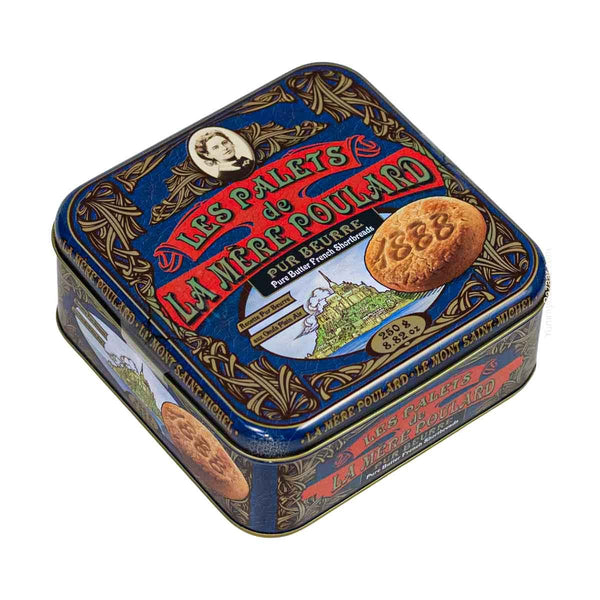 La Mere Poulard French Butter Cookies Palets, 8.8 oz (250 g)