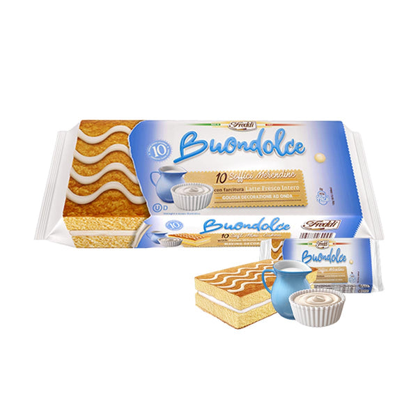 Italian Snack Cakes with Milk Cream by Freddi, 8.8 oz (250 g)