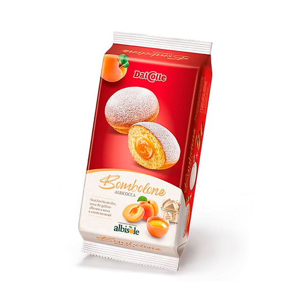 Bombolone Italian Doughnuts with Apricot Filling by Dal Colle, 7.4 oz (210 g)