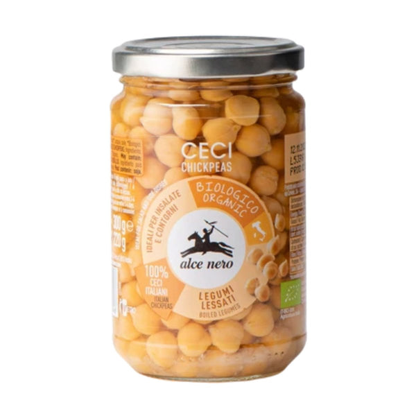 Alce Nero Italian Organic Chickpeas, 10.6 oz (300 g)