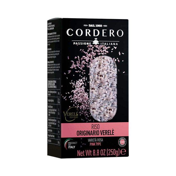 Verele Pink Rice by Cordero, 8.8 oz (250 g)