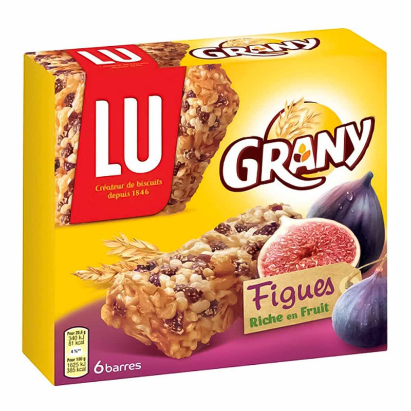 LU Grany Fig Cereal Bars, 4.4 oz (125 g)