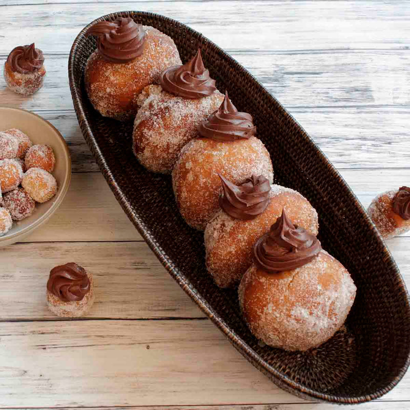 Italian Donuts Bomboloni with Chocolate Cream by Dal Colle, 7.4 oz (210 g)