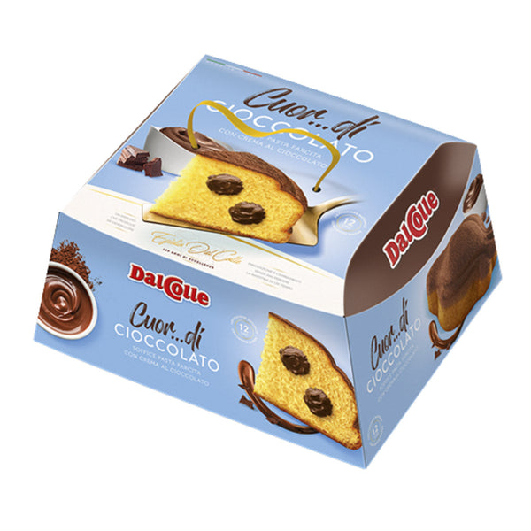 Italian Heart Shaped Easter Cake with Chocolate Cream by Dal Colle, 1.7 lb (750 g)