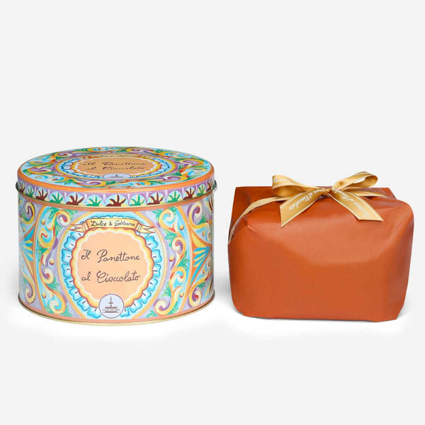 Dolce & Gabbana Large Chocolate Panettone by Fiasconaro, 2.2 lb (1 kg)