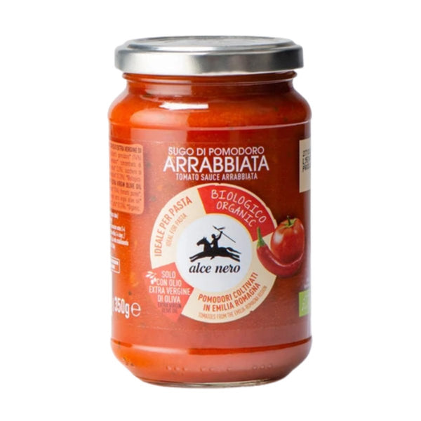 Alce Nero Organic Arrabbiata Tomato Pasta Sauce, 12.3 oz (350 g)