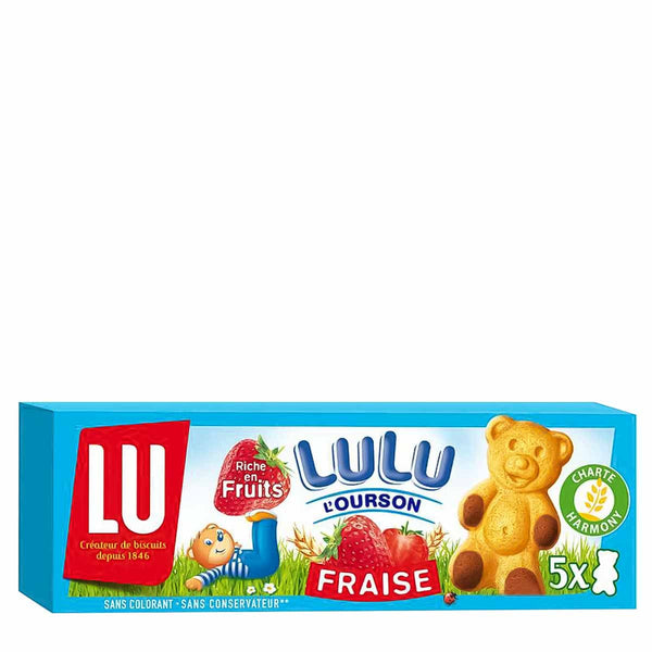 LU Lulu L'Ourson Sponge Cakes with Strawberry Filling, 5.3 oz (150 g)