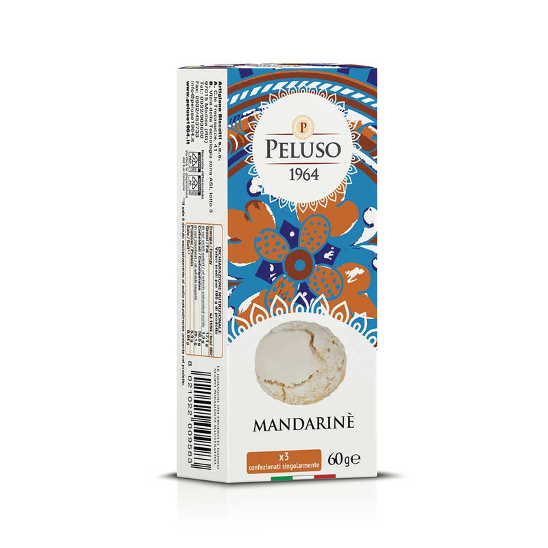 Italian Mandarin & Almond Paste Cookies by Peluso, 2.12 oz (60 g)