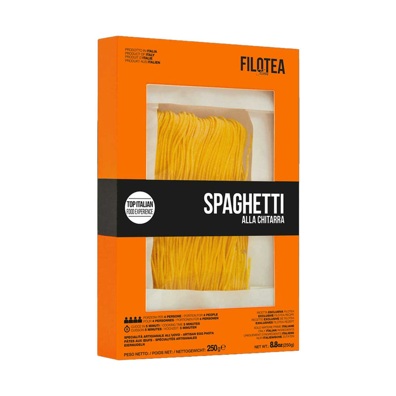 Alla Chitarra Egg Spaghetti by Filotea, 8.8 oz (250 g)