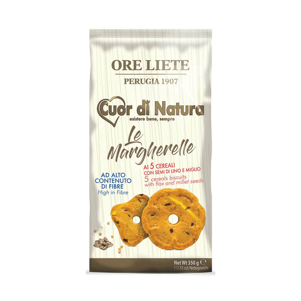 Italian Cereal Cookies, High in Fibre by Ore Liete, 12.4 oz (350 g)