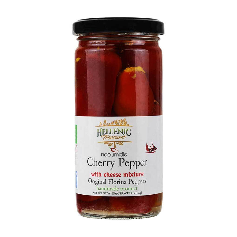 Cherry Pepper with Cheese, Handmade from Greece by Hellenic Treasures, 9.17 oz (260 g)