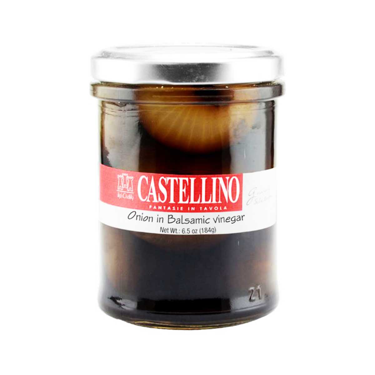Castellino Italian Borettane Onions in Balsamic Vinegar, 6.5 oz (184 g