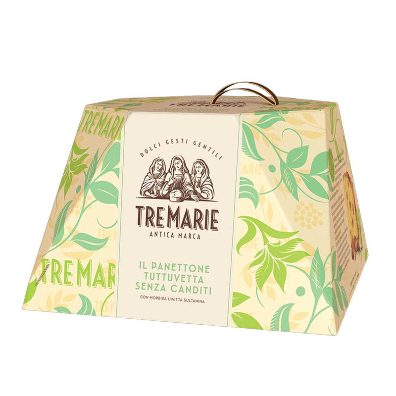 Panettone with Raisins, Large by Tre Marie, 35.3 oz (1000 g)