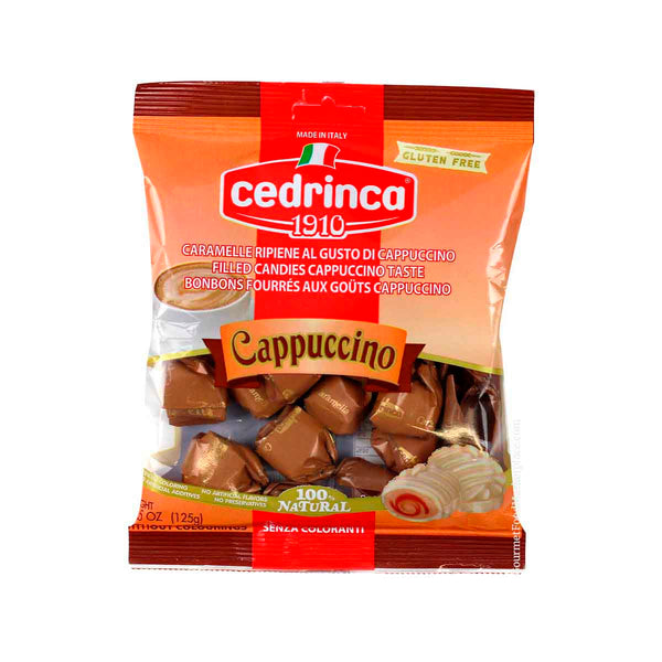 Italian Cappuccino Filled Candies, Gluten Free by Cedrinca, 4.3 oz (125 g)