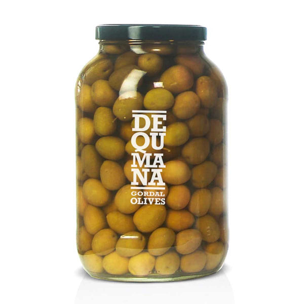 Gordal Olives, Unpitted by Dequmana, 8.3 lb (3.8 kg)