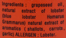 A L'Olivier Lobster Infused Grapeseed Oil, 3.5 fl oz (100 ml)
